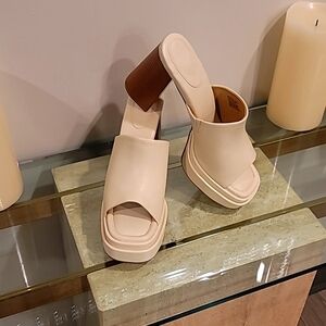 JustFab Bristol Blocked Heel Sandal